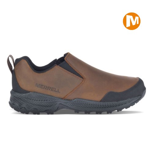 Pánské Slip On Boty Merrell Forestbound Moc Hnědé (CZ. RJNBU)